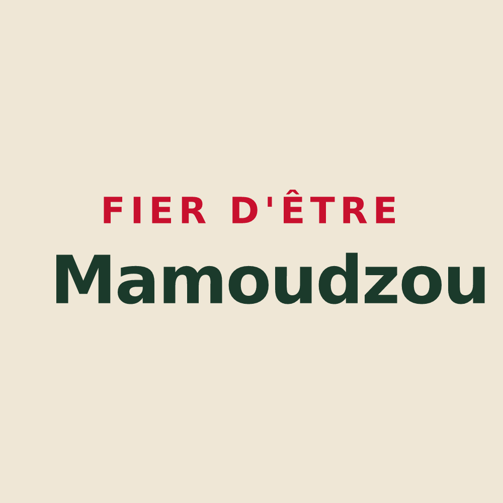 Tote bag « Fier d'être Mamoudzou » — design pour Mamoudzou