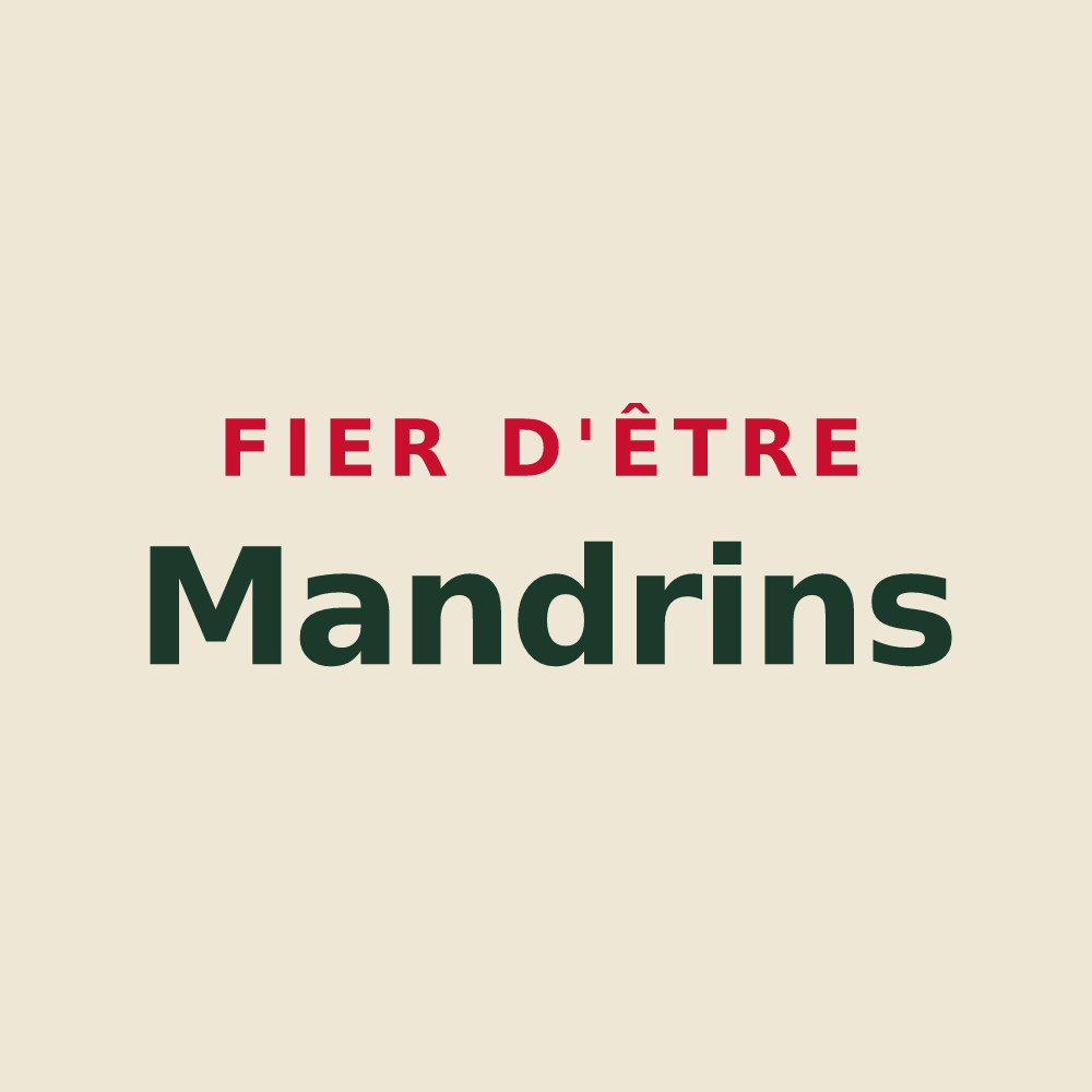 Tote bag « Fier d'être Mandrins » — design pour Mandres-la-Côte