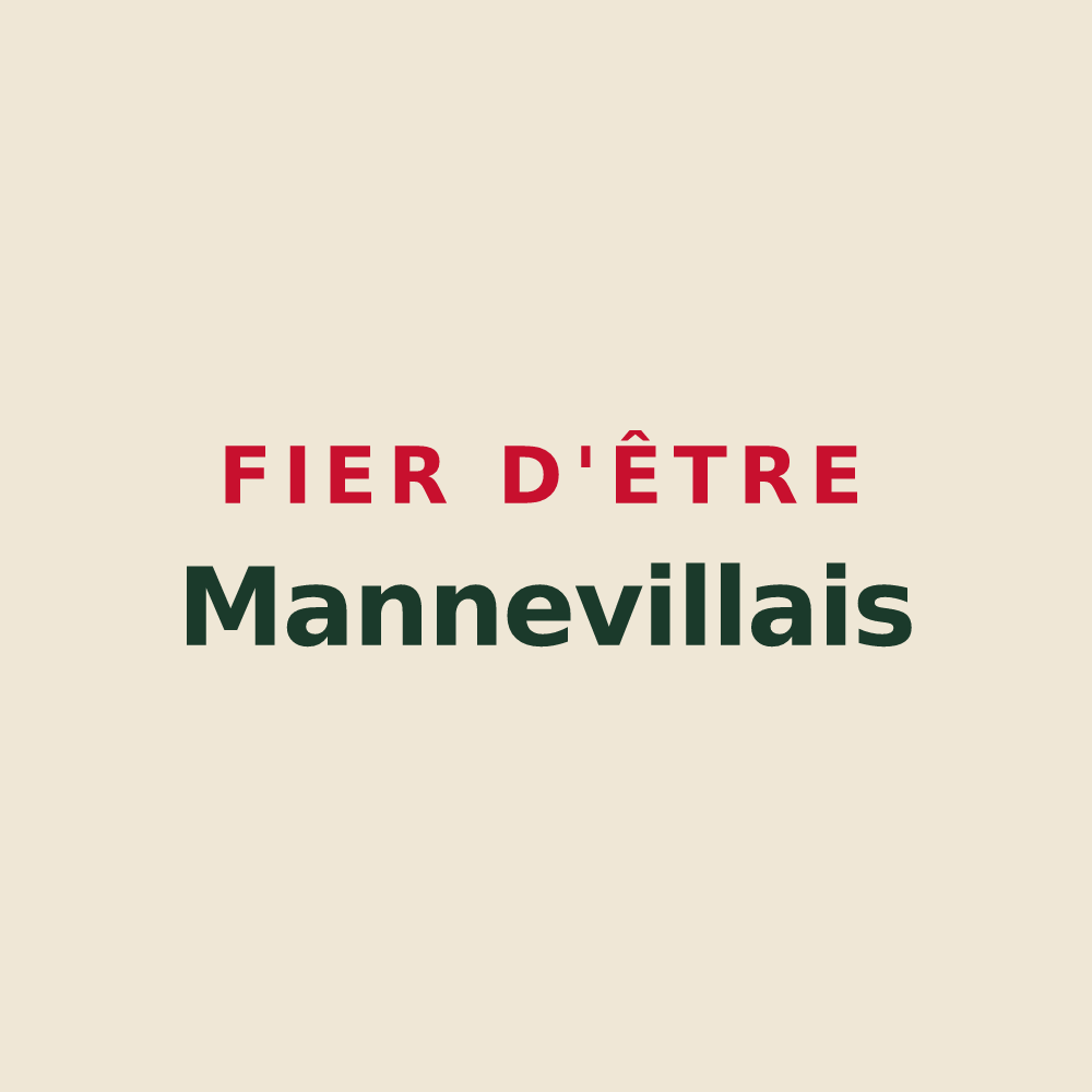 Tote bag « Fier d'être Mannevillais » — design pour Manneville-sur-Risle