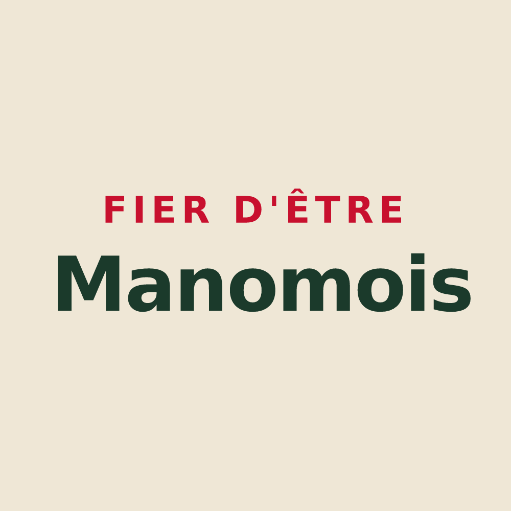 Tote bag « Fier d'être Manomois » — design pour Manom