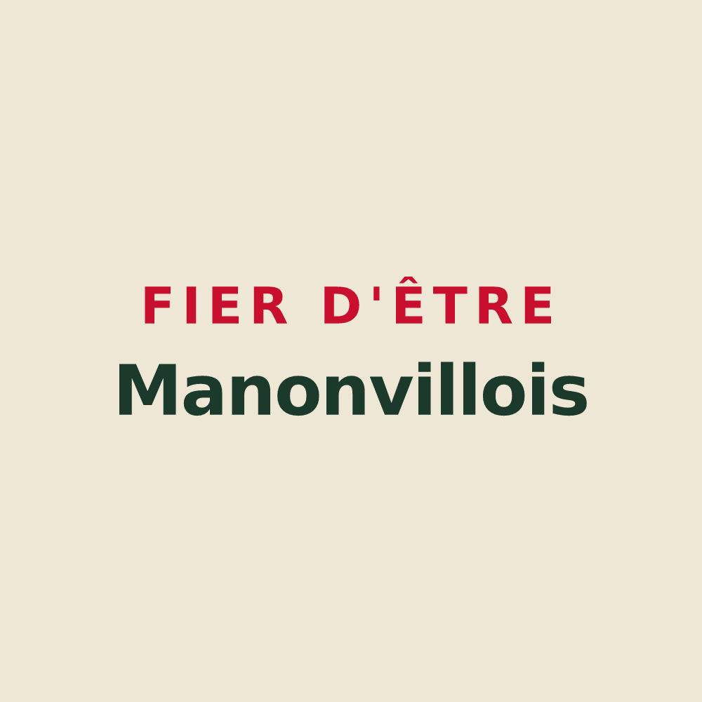 Tote bag « Fier d'être Manonvillois » — design pour Manonviller