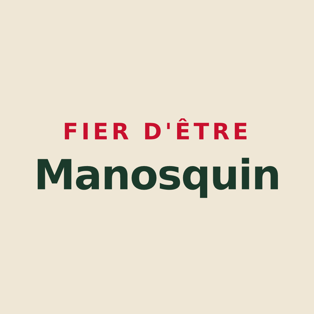 Tote bag « Fier d'être Manosquin » — design pour Manosque