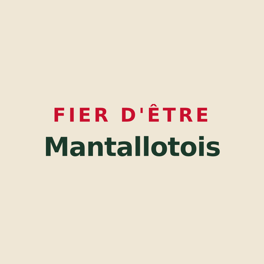 Tote bag « Fier d'être Mantallotois » — design pour Mantallot