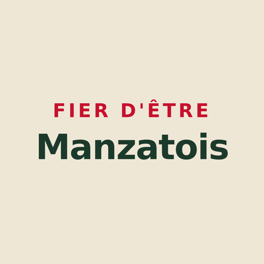 Tote bag « Fier d'être Manzatois » — design pour Manzat