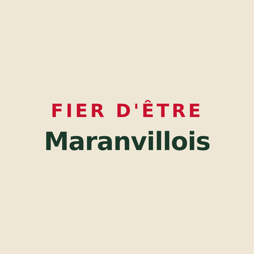 Tote bag « Fier d'être Maranvillois » — design pour Maranville