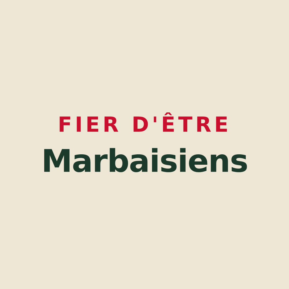 Tote bag « Fier d'être Marbaisiens » — design pour Marbaix