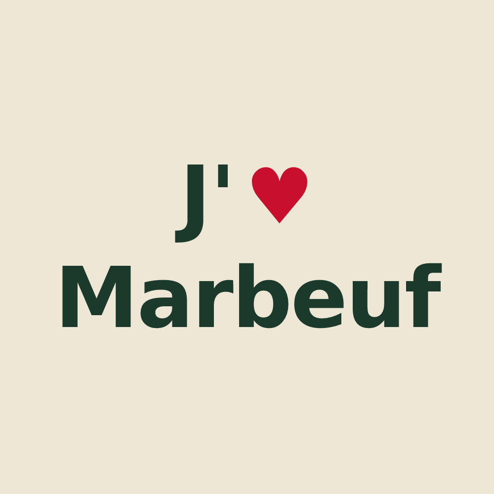 Tote bag personnalisé Marbeuf — design J'aime Marbeuf