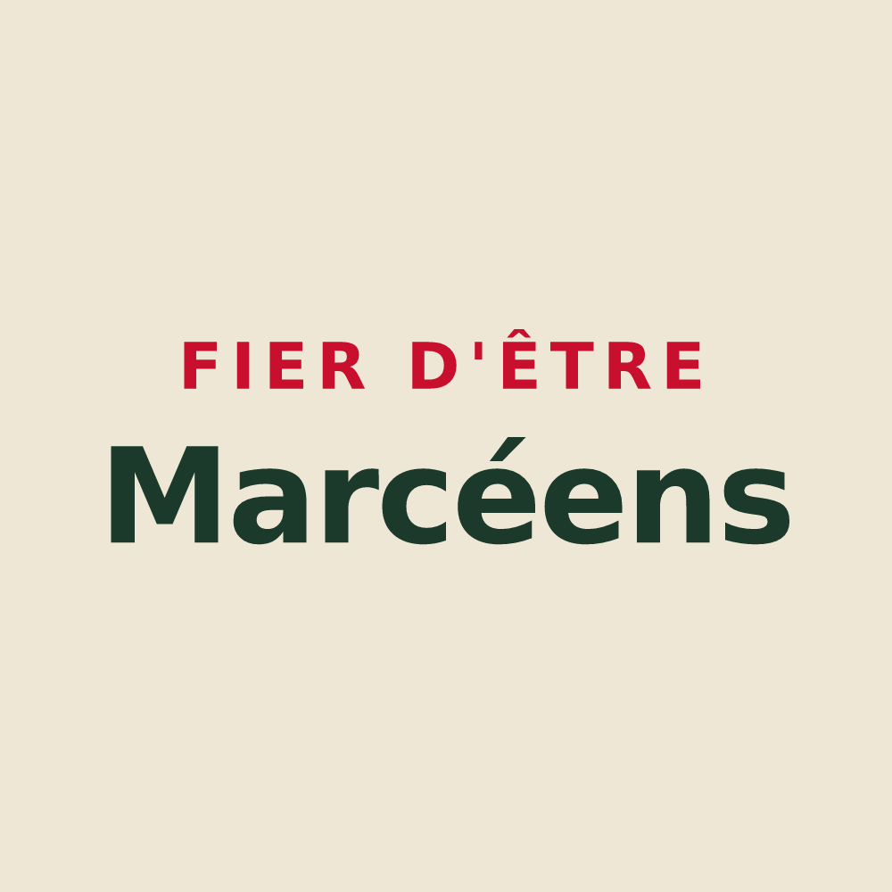 Tote bag « Fier d'être Marcéens » — design pour Marcé-sur-Esves