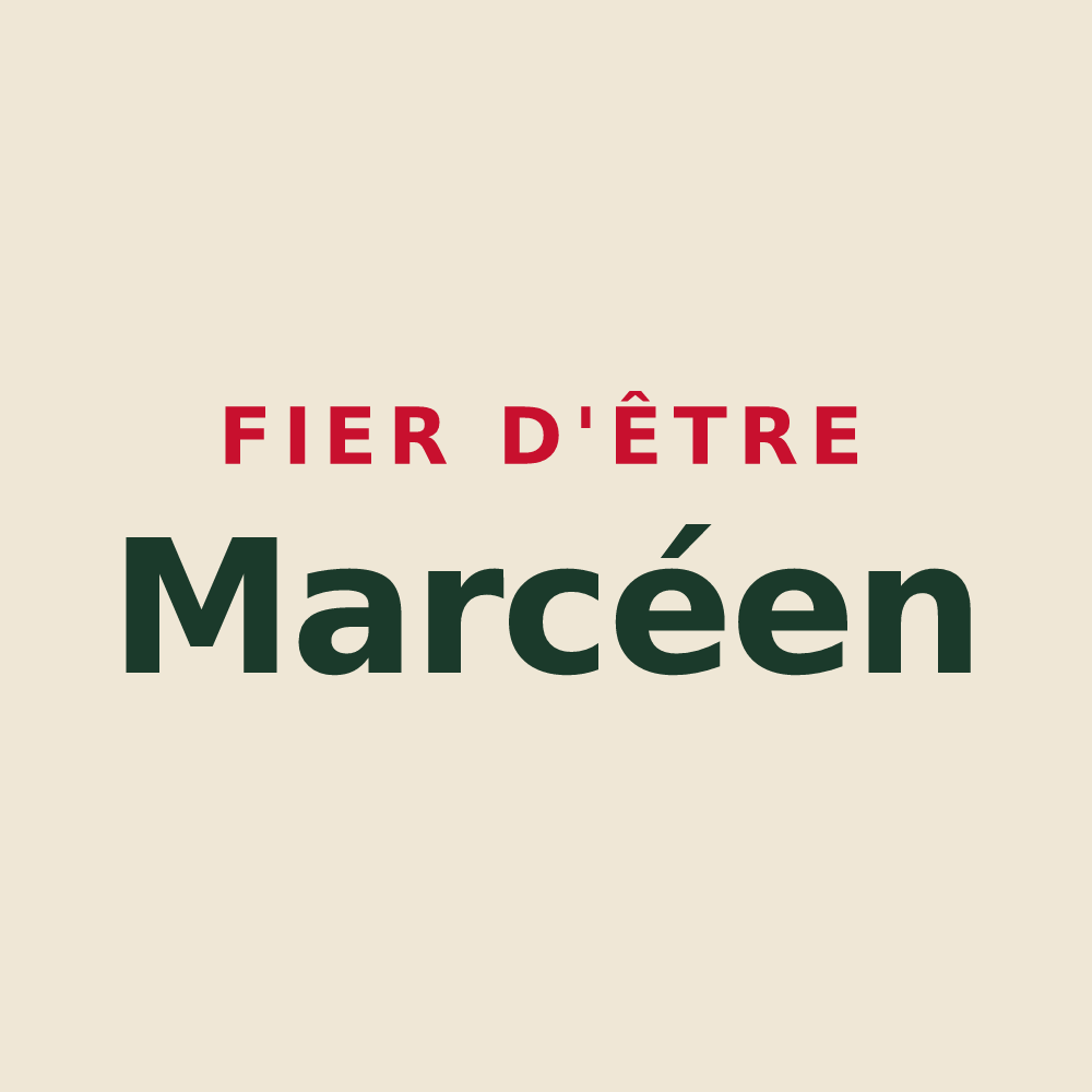 Tote bag « Fier d'être Marcéen » — design pour Marcé