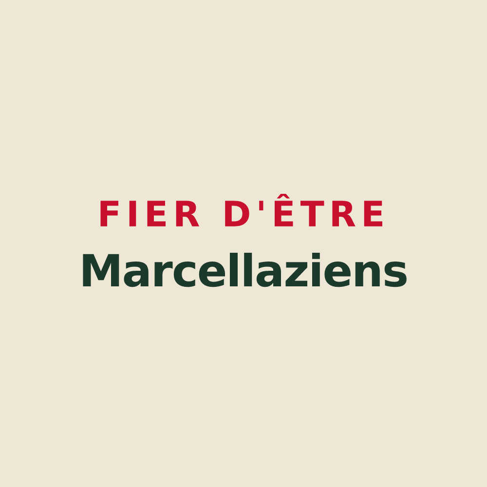 Tote bag « Fier d'être Marcellaziens » — design pour Marcellaz-Albanais