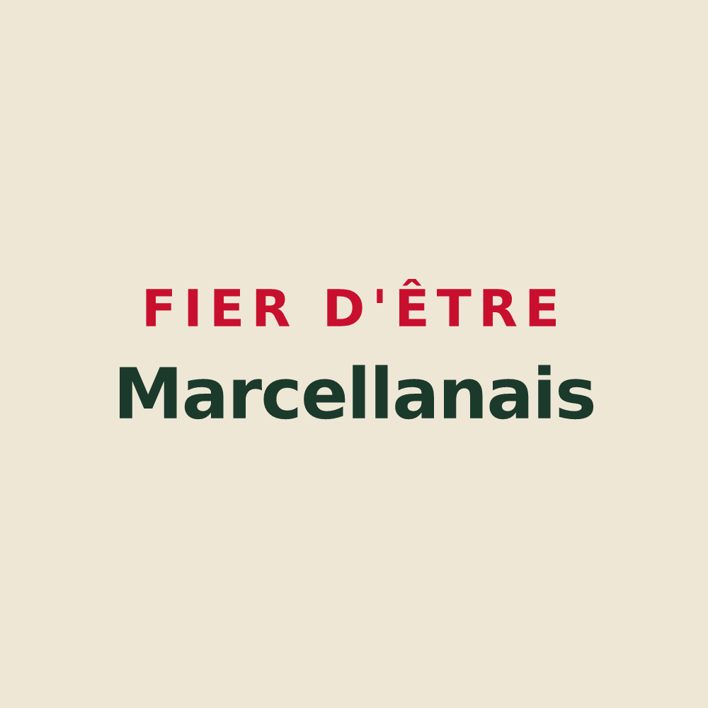 Tote bag « Fier d'être Marcellanais » — design pour Marcellaz