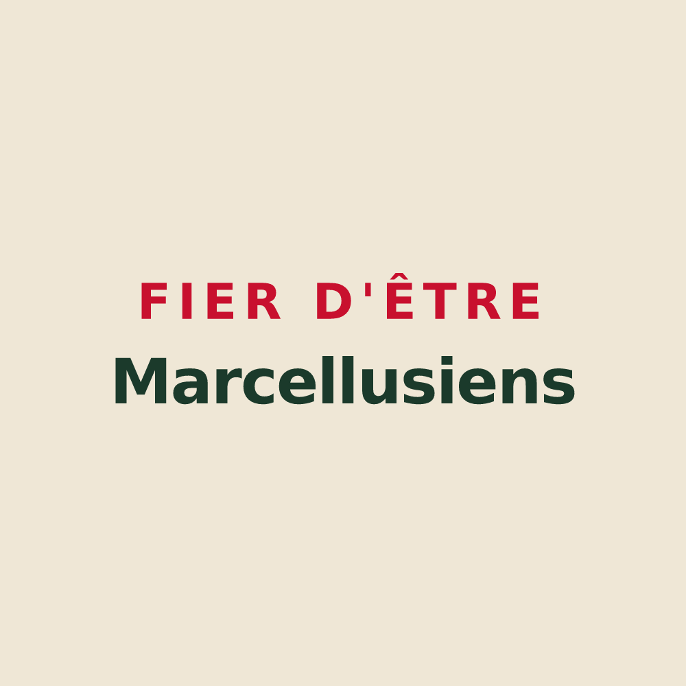 Tote bag « Fier d'être Marcellusiens » — design pour Marcellus