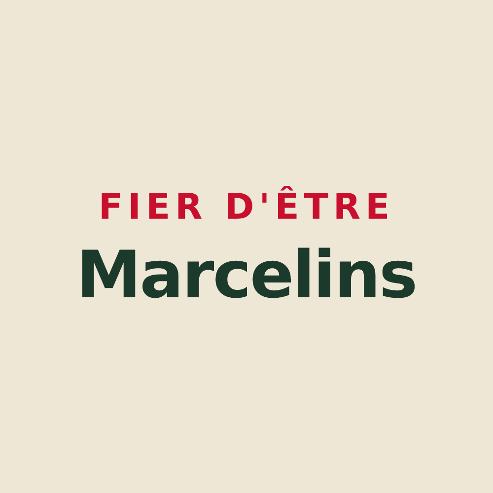 Tote bag « Fier d'être Marcelins » — design pour Marchélepot-Misery