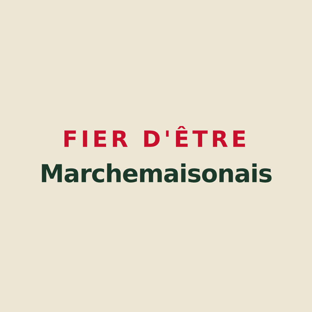 Tote bag « Fier d'être Marchemaisonais » — design pour Marchemaisons