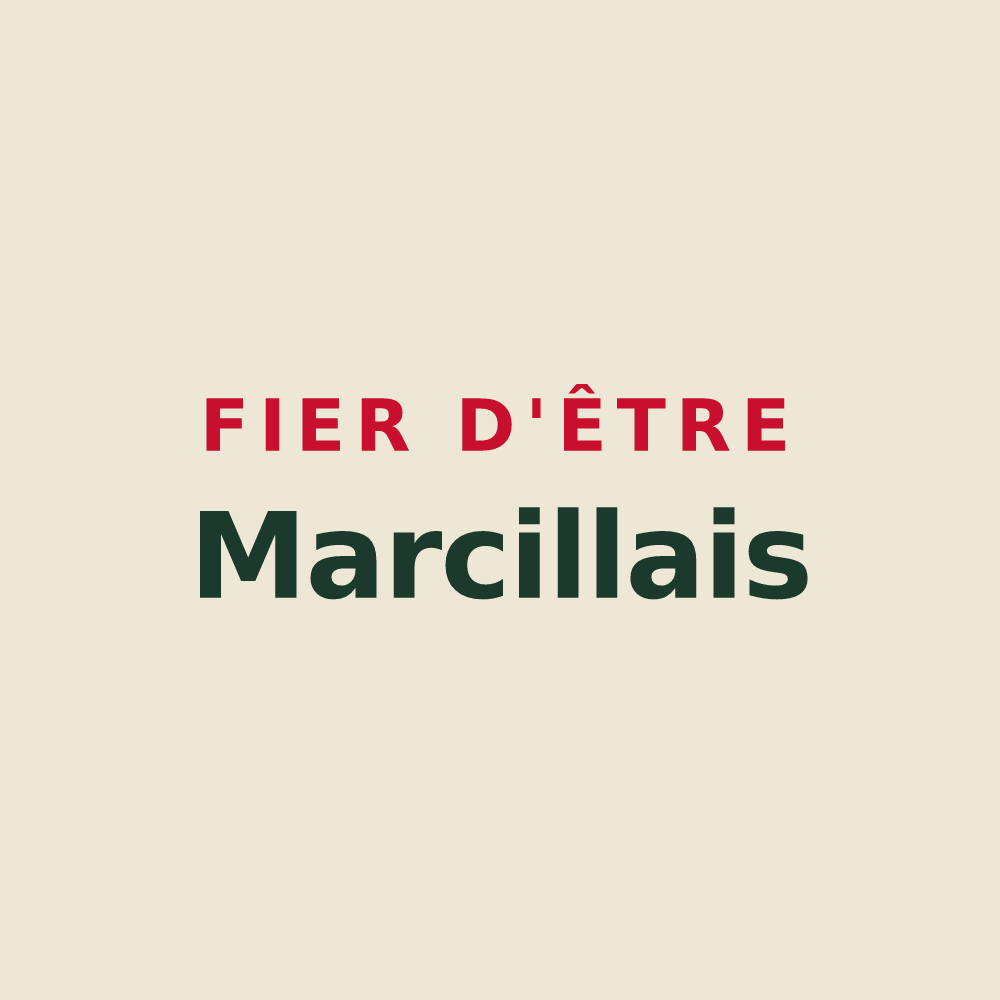 Tote bag « Fier d'être Marcillais » — design pour Marcilly