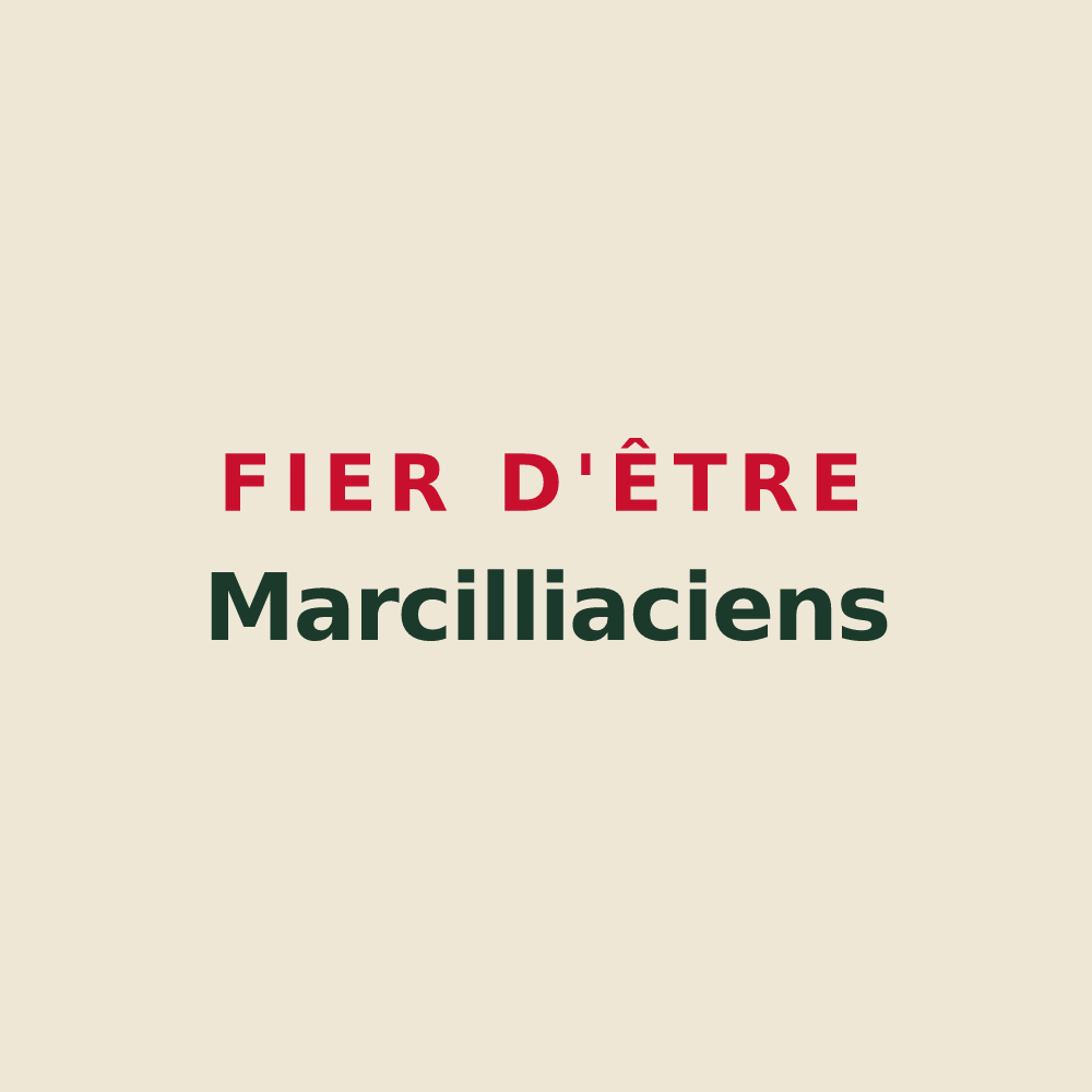 Tote bag « Fier d'être Marcilliaciens » — design pour Marcilly-en-Beauce