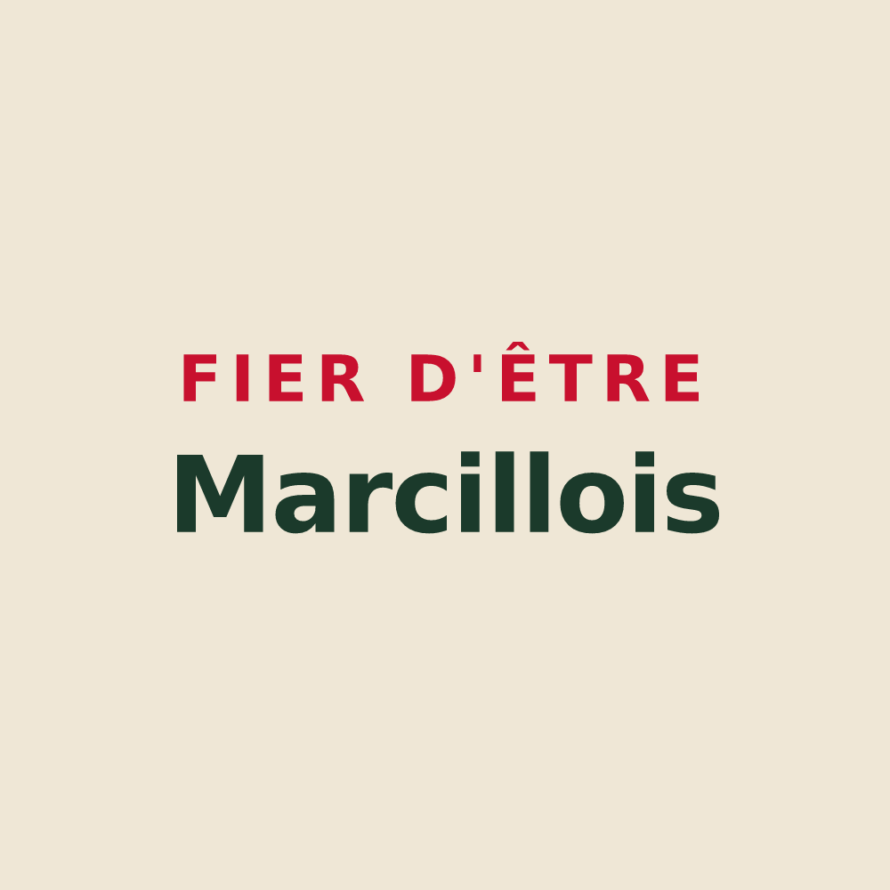 Tote bag « Fier d'être Marcillois » — design pour Marcilly-le-Châtel