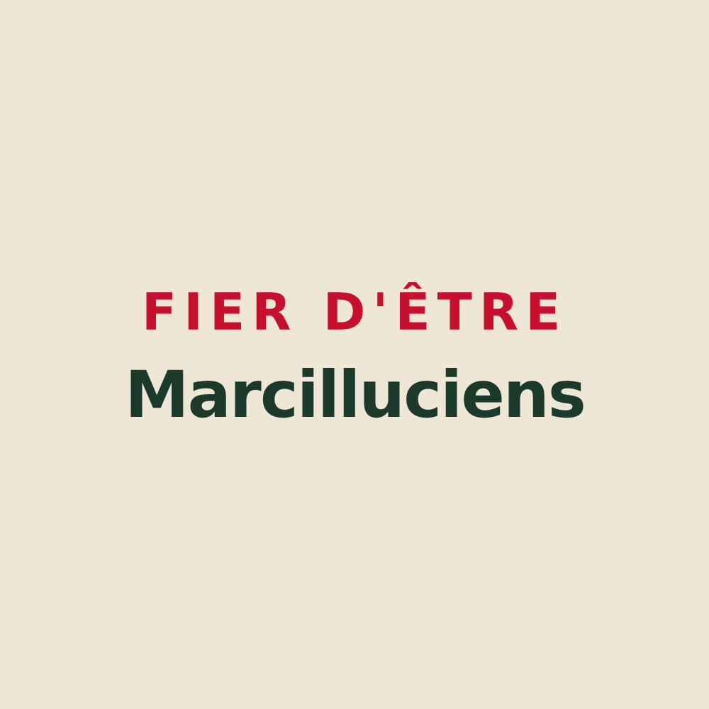 Tote bag « Fier d'être Marcilluciens » — design pour Marcilly-sur-Eure