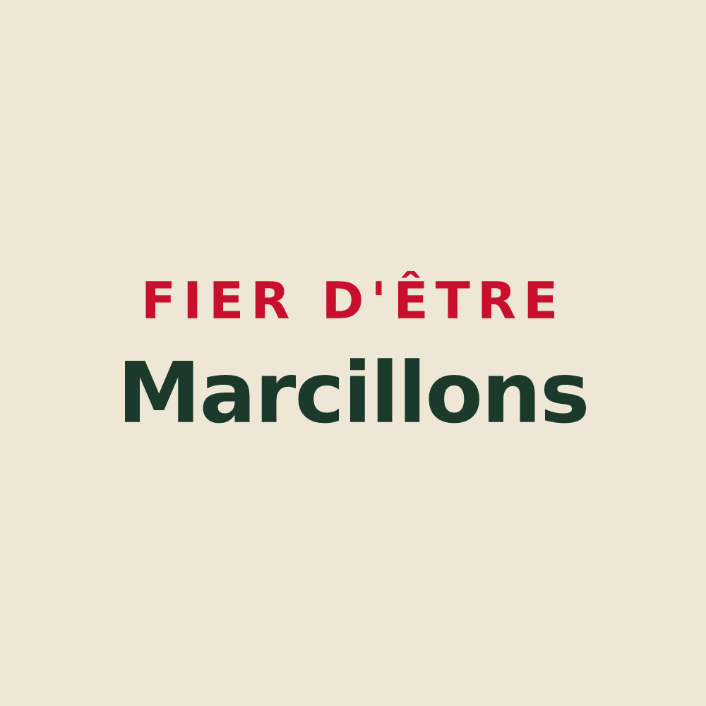 Tote bag « Fier d'être Marcillons » — design pour Marcilly-sur-Seine