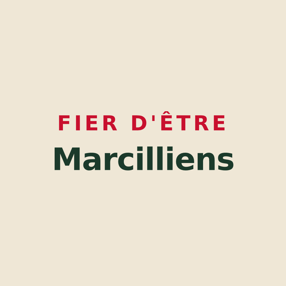 Tote bag « Fier d'être Marcilliens » — design pour Marcilly