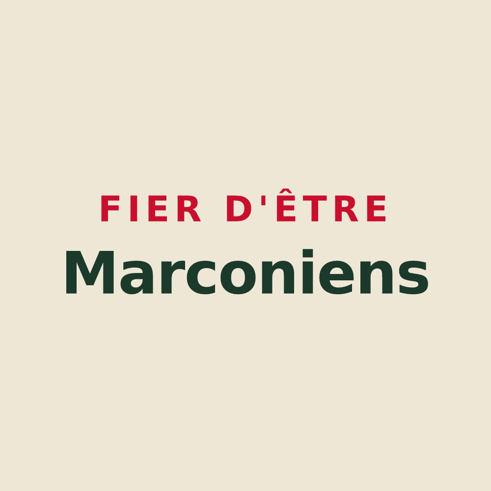Tote bag « Fier d'être Marconiens » — design pour Marcoing