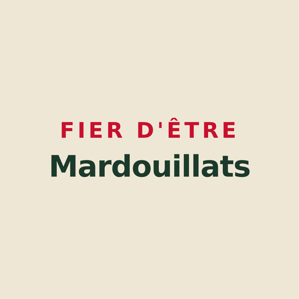 Tote bag « Fier d'être Mardouillats » — design pour Mardeuil