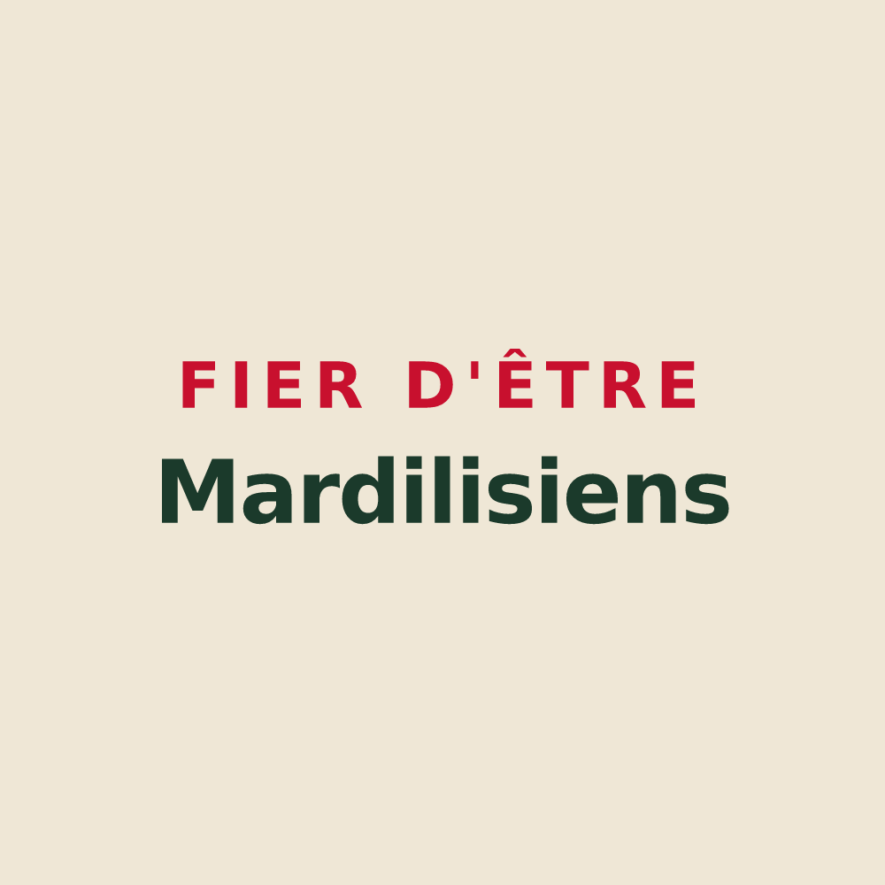 Tote bag « Fier d'être Mardilisiens » — design pour Mardilly