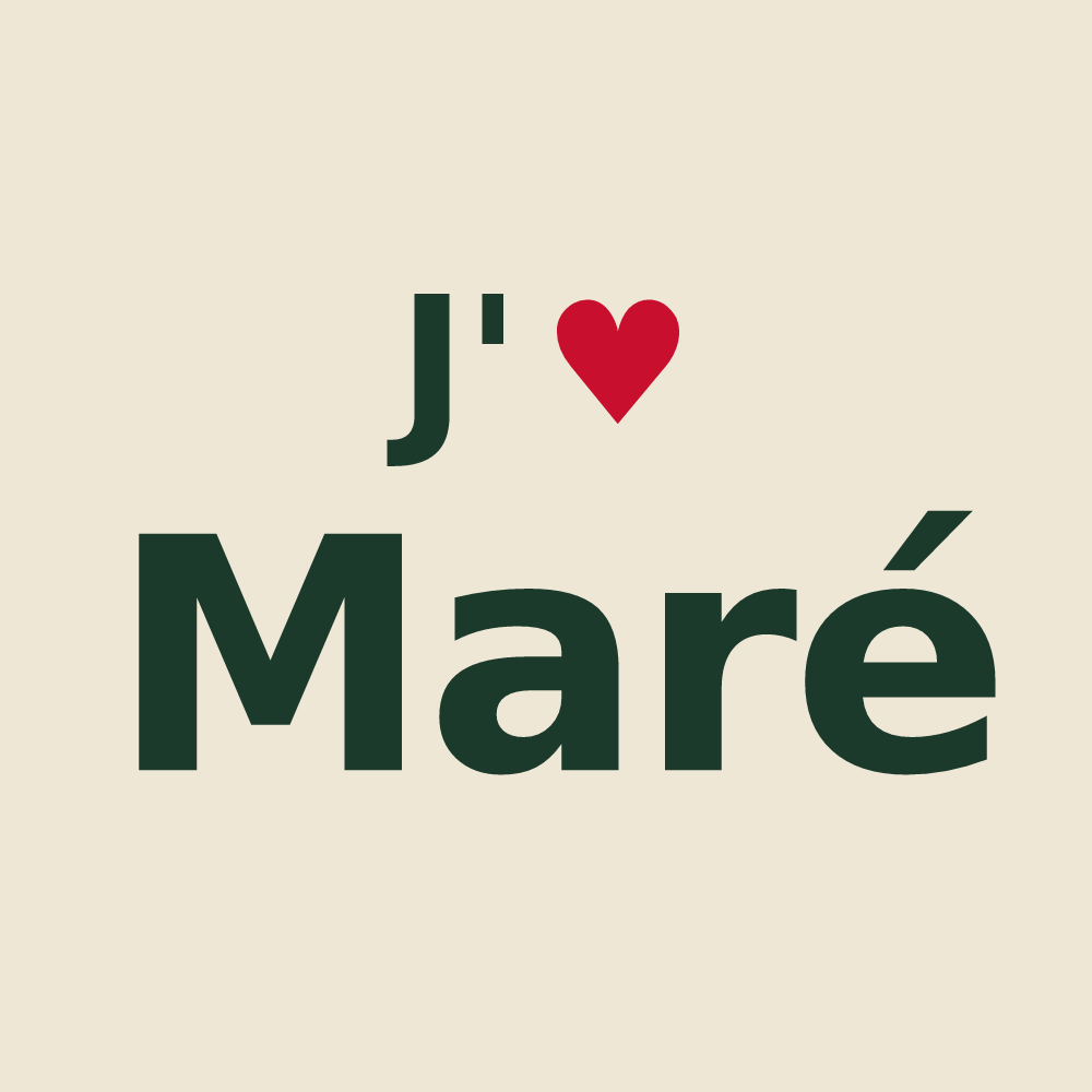 Tote bag personnalisé Maré — design J'aime Maré