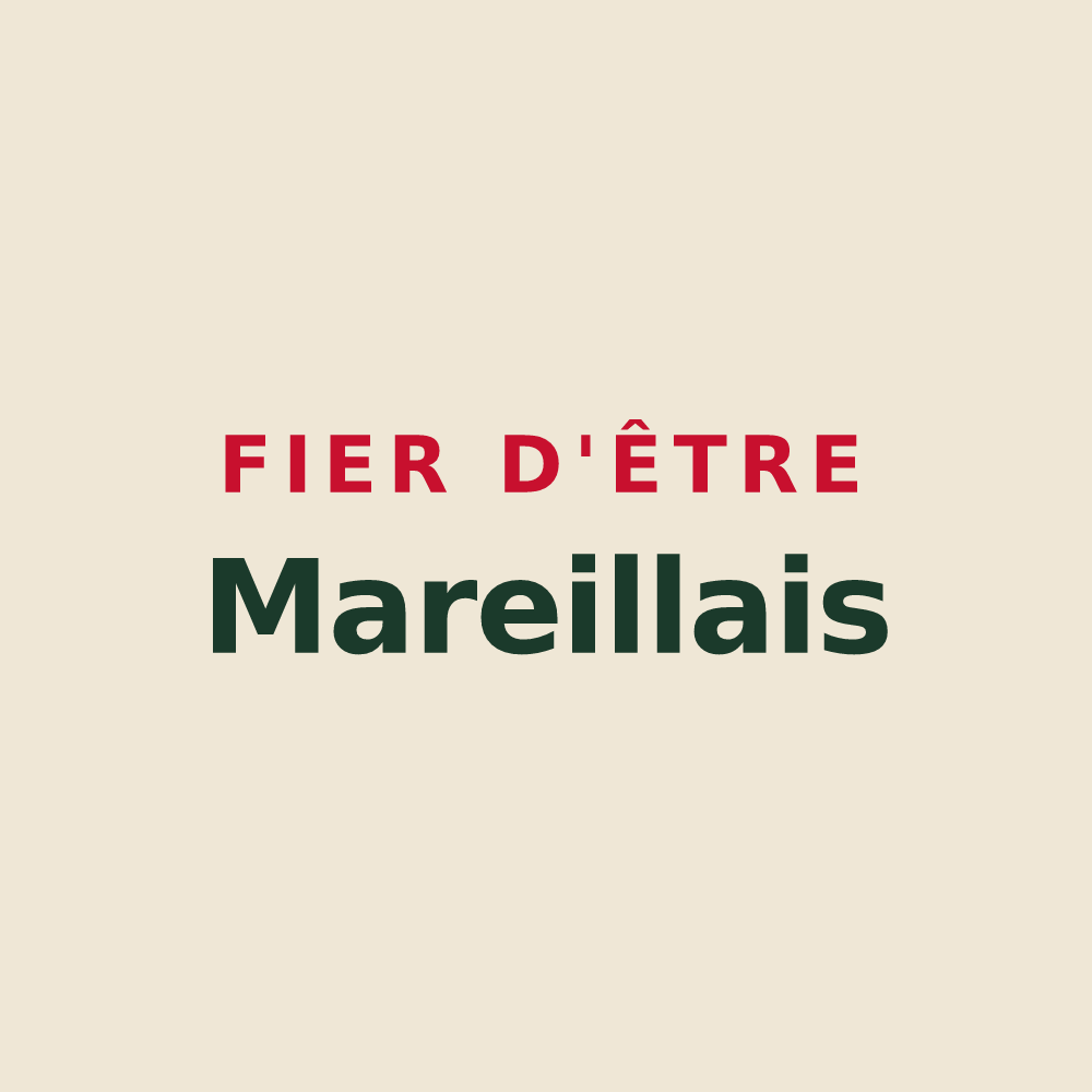 Tote bag « Fier d'être Mareillais » — design pour Mareil-sur-Loir