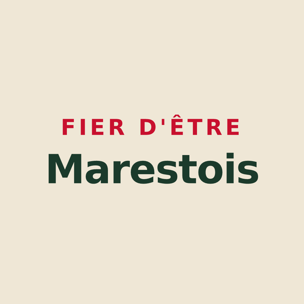 Tote bag « Fier d'être Marestois » — design pour Marest