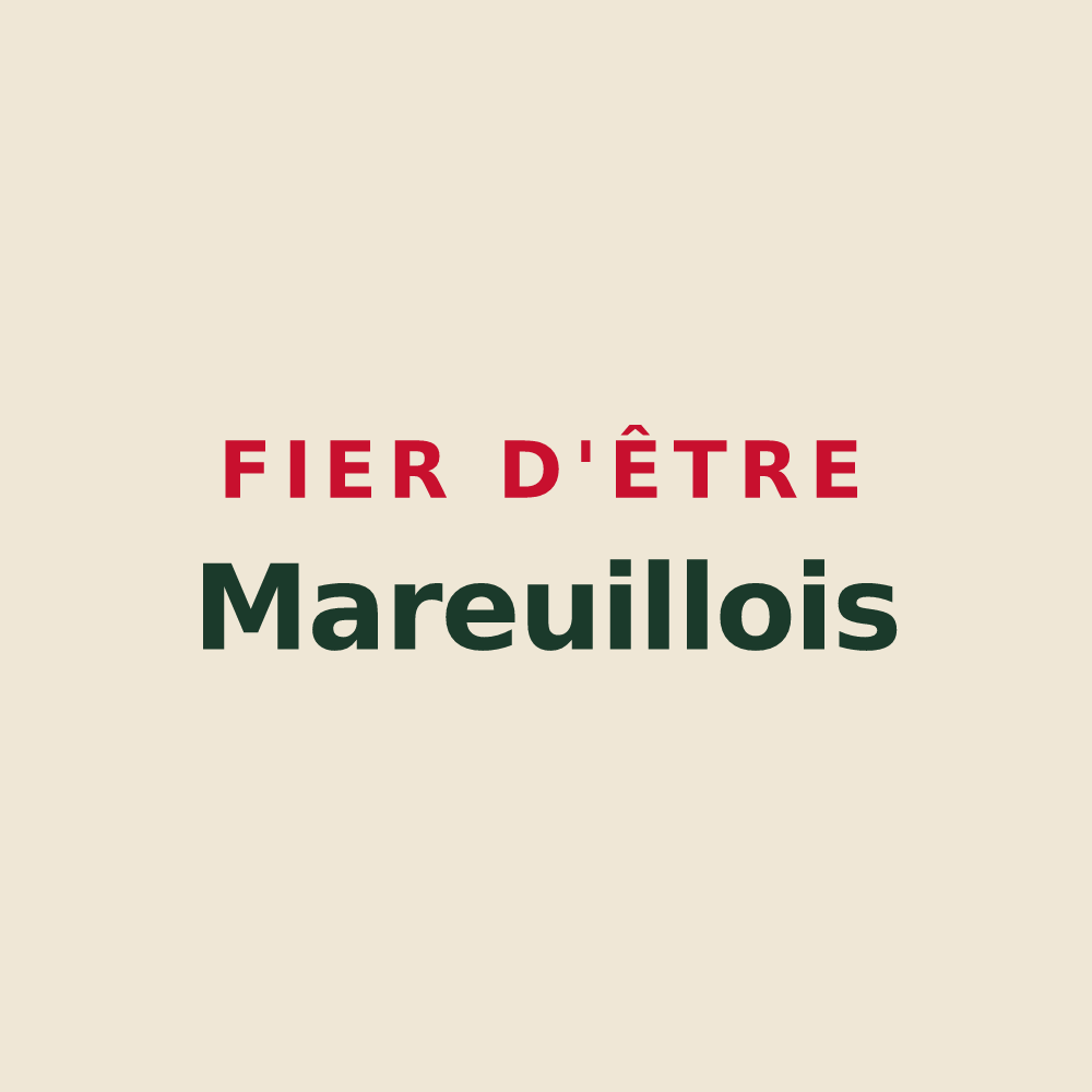 Tote bag « Fier d'être Mareuillois » — design pour Mareuil-la-Motte