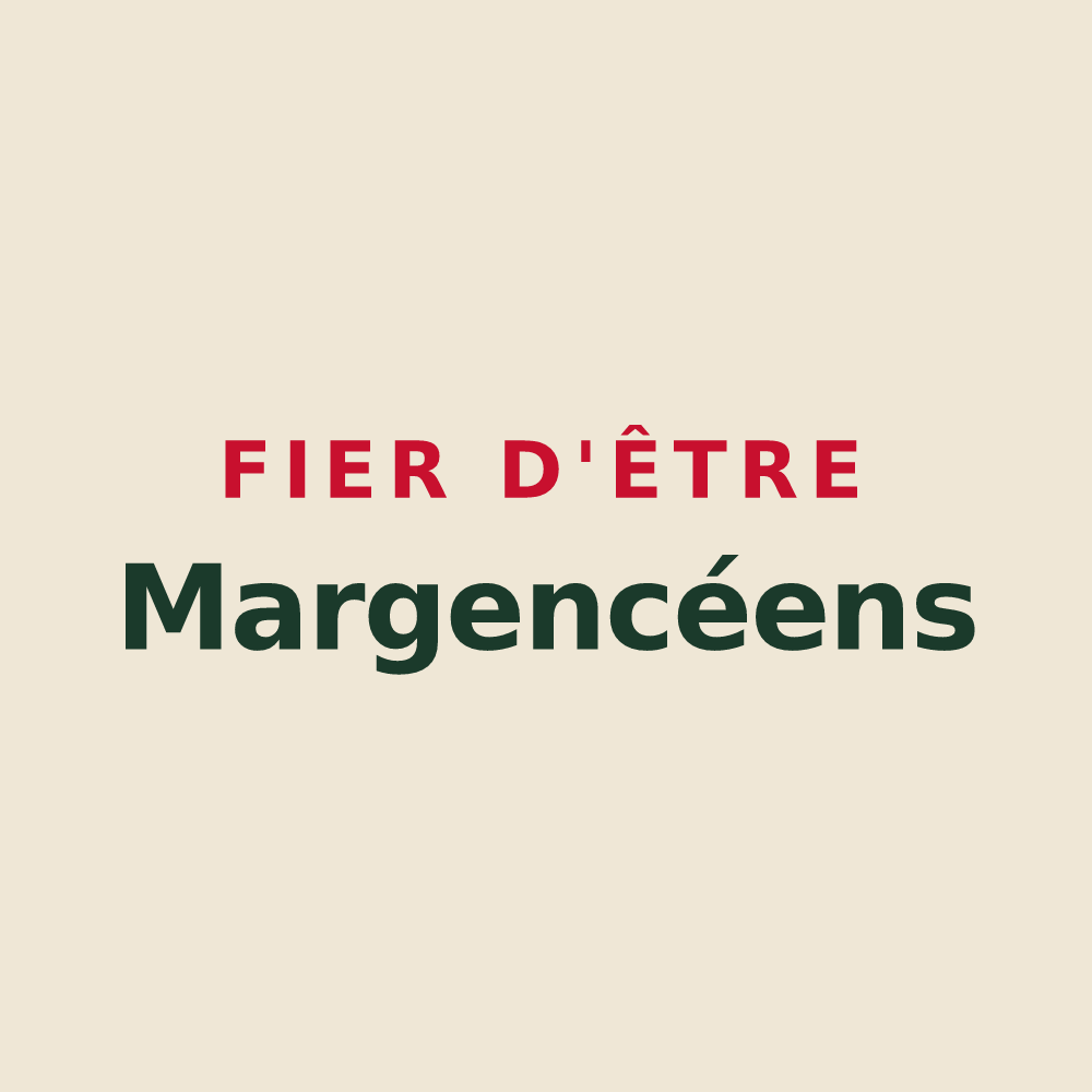 Tote bag « Fier d'être Margencéens » — design pour Margency