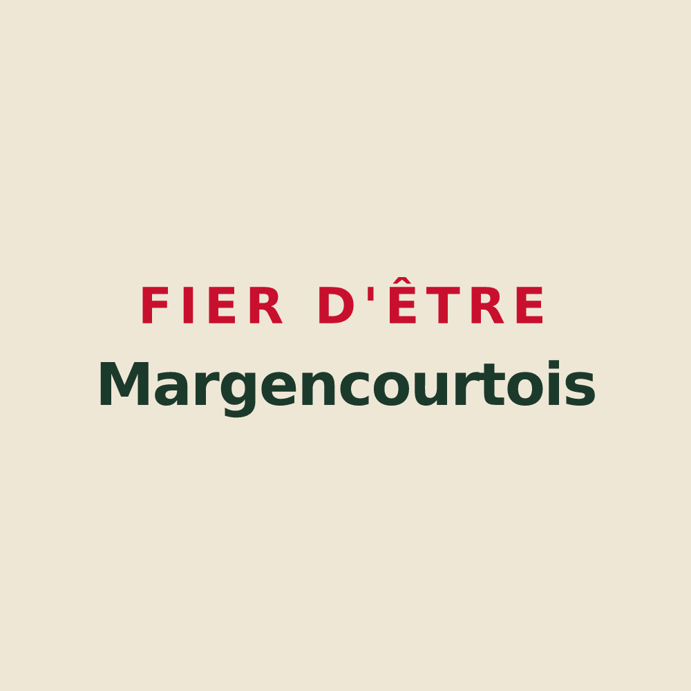Tote bag « Fier d'être Margencourtois » — design pour Margerie-Hancourt