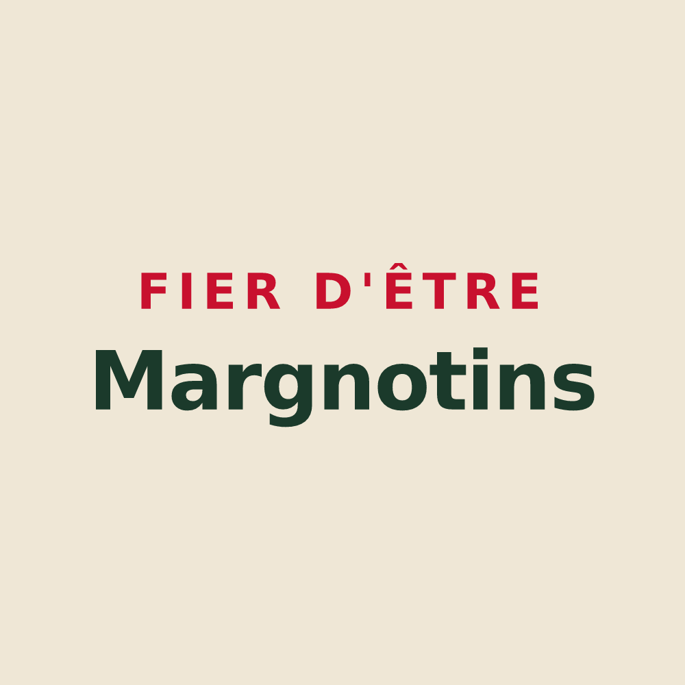 Tote bag « Fier d'être Margnotins » — design pour Margny-aux-Cerises