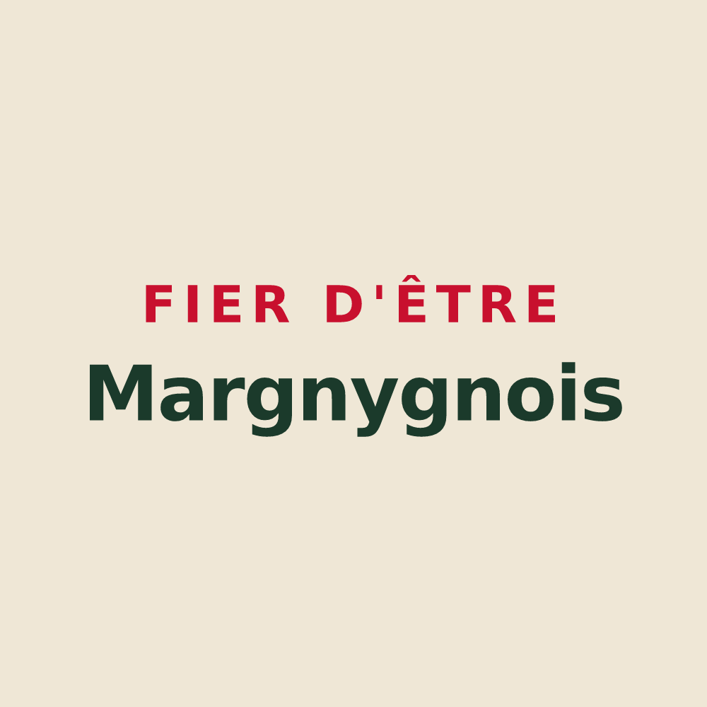 Tote bag « Fier d'être Margnygnois » — design pour Margny
