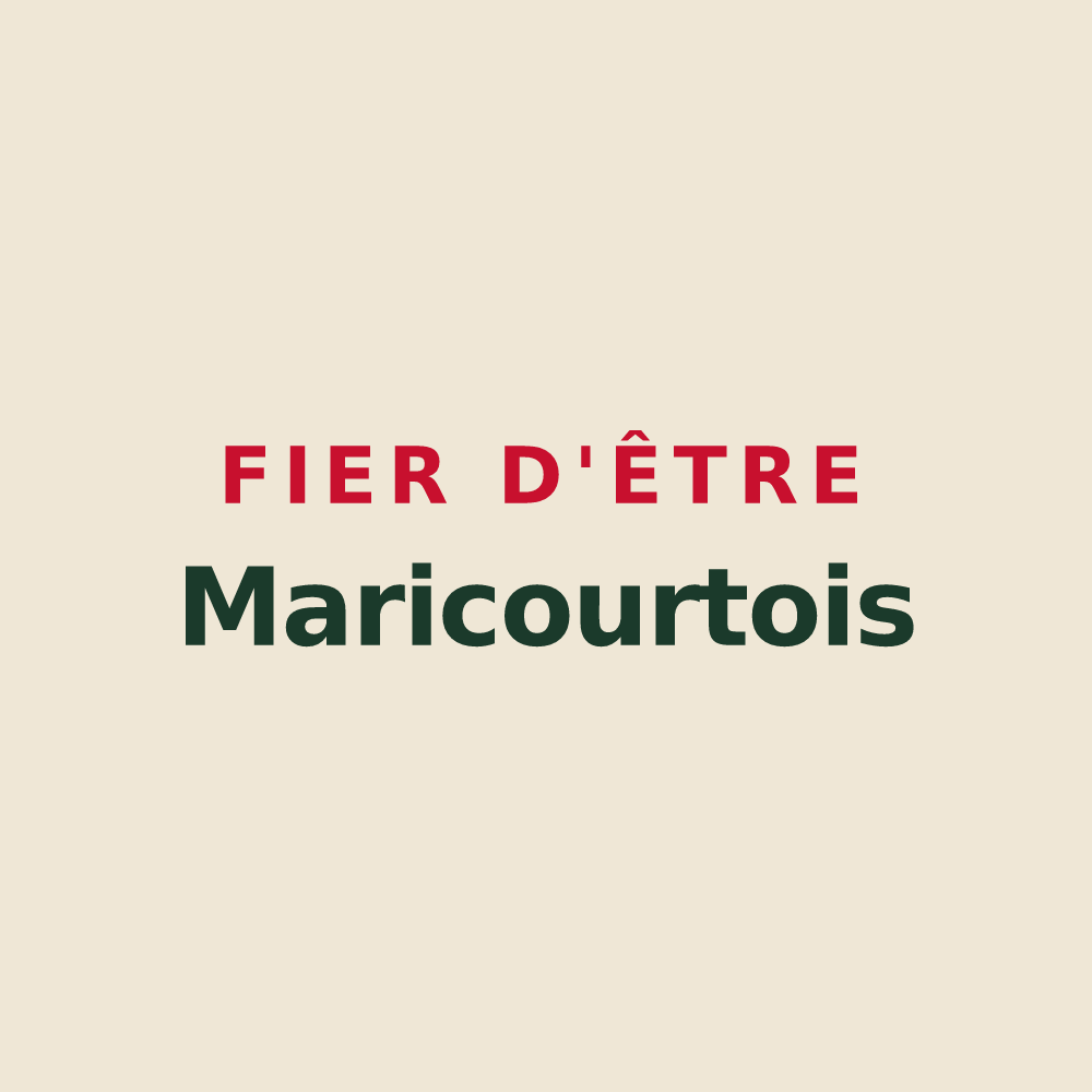 Tote bag « Fier d'être Maricourtois » — design pour Maricourt