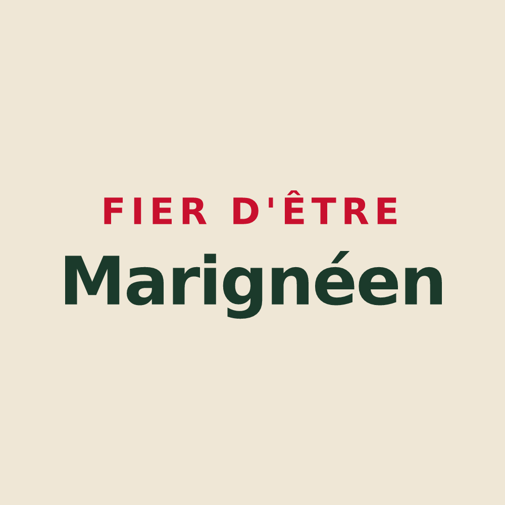 Tote bag « Fier d'être Marignéen » — design pour Marigné-Laillé