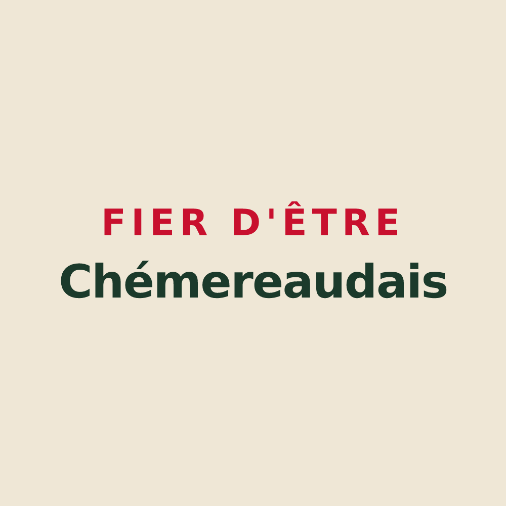 Tote bag « Fier d'être Chémereaudais » — design pour Marigny-Chemereau