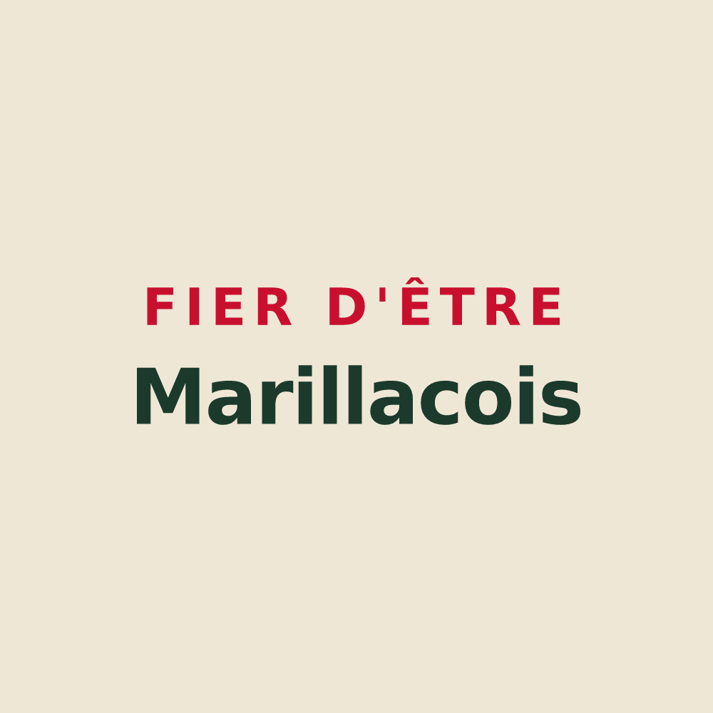 Tote bag « Fier d'être Marillacois » — design pour Marillac-le-Franc