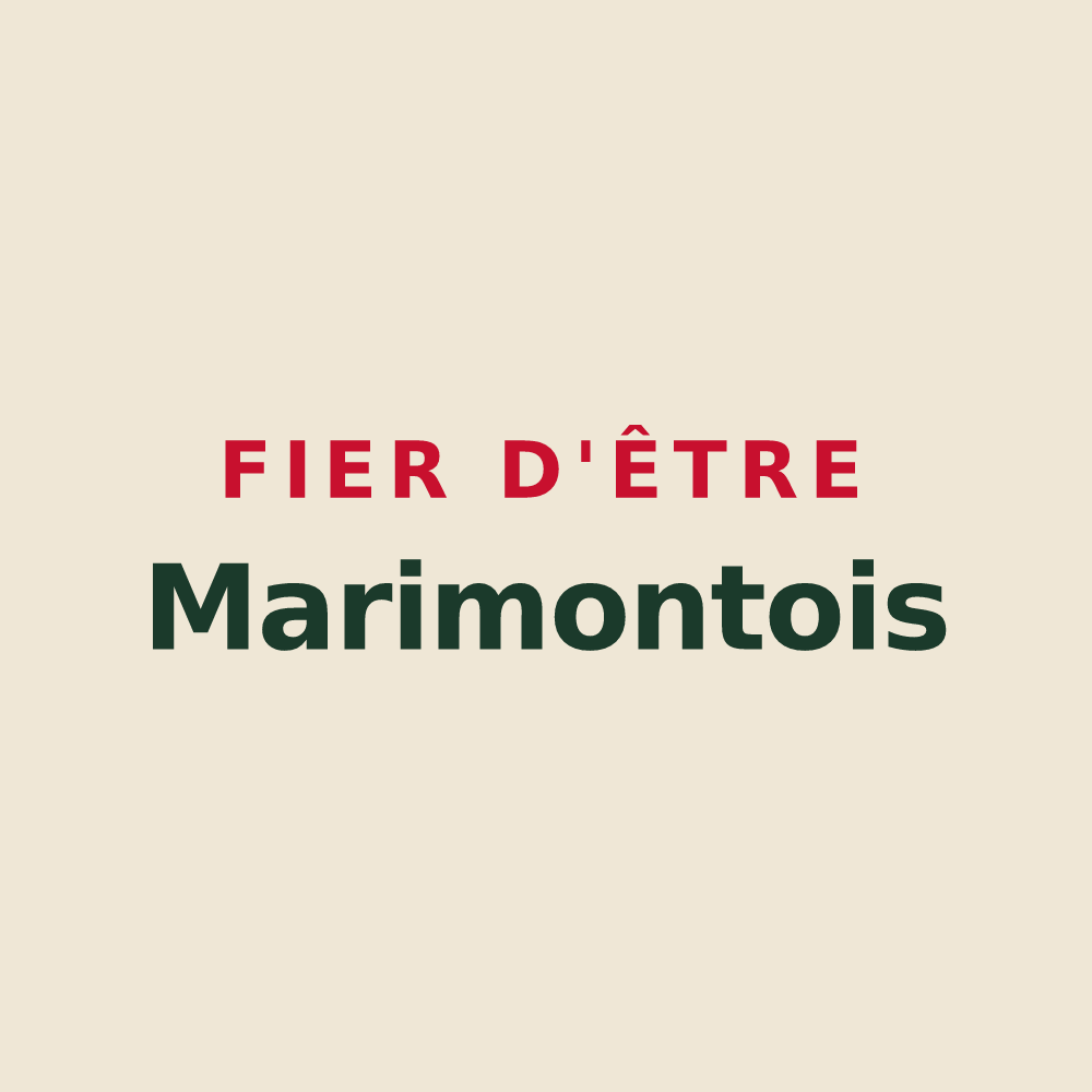 Tote bag « Fier d'être Marimontois » — design pour Marimont-lès-Bénestroff