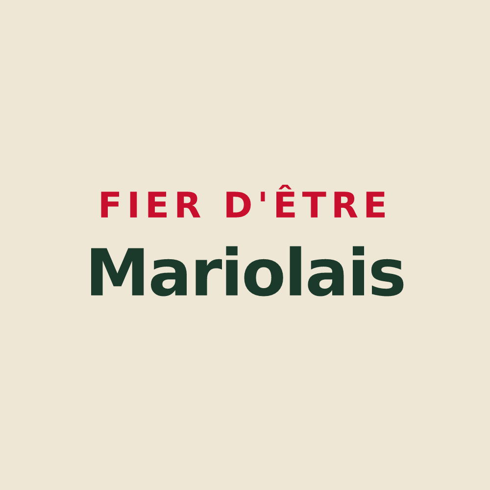 Tote bag « Fier d'être Mariolais » — design pour Mariol