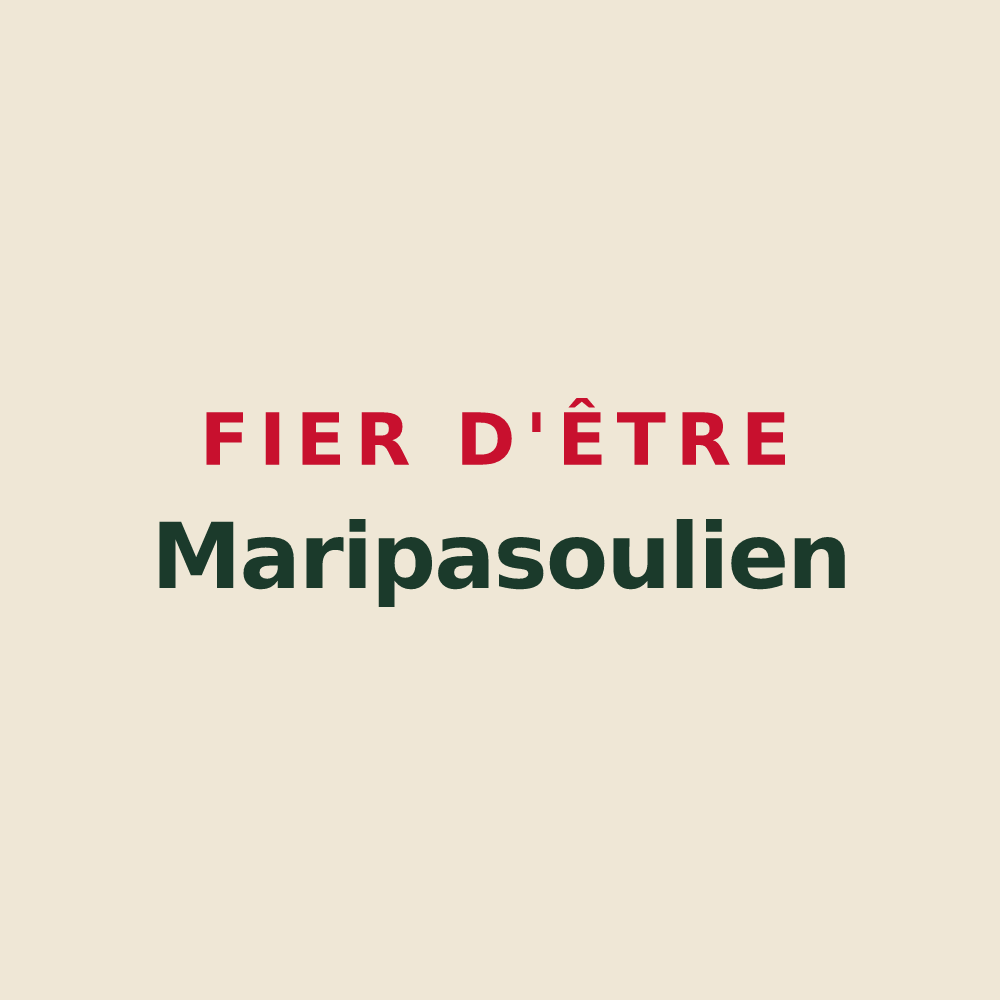 Tote bag « Fier d'être Maripasoulien » — design pour Maripasoula