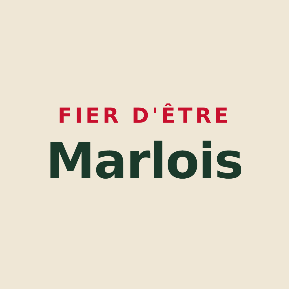 Tote bag « Fier d'être Marlois » — design pour Marle