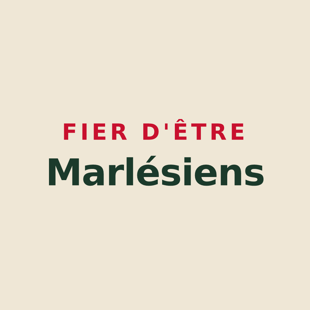 Tote bag « Fier d'être Marlésiens » — design pour Marles-les-Mines