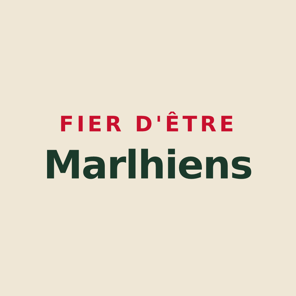 Tote bag « Fier d'être Marlhiens » — design pour Marlhes
