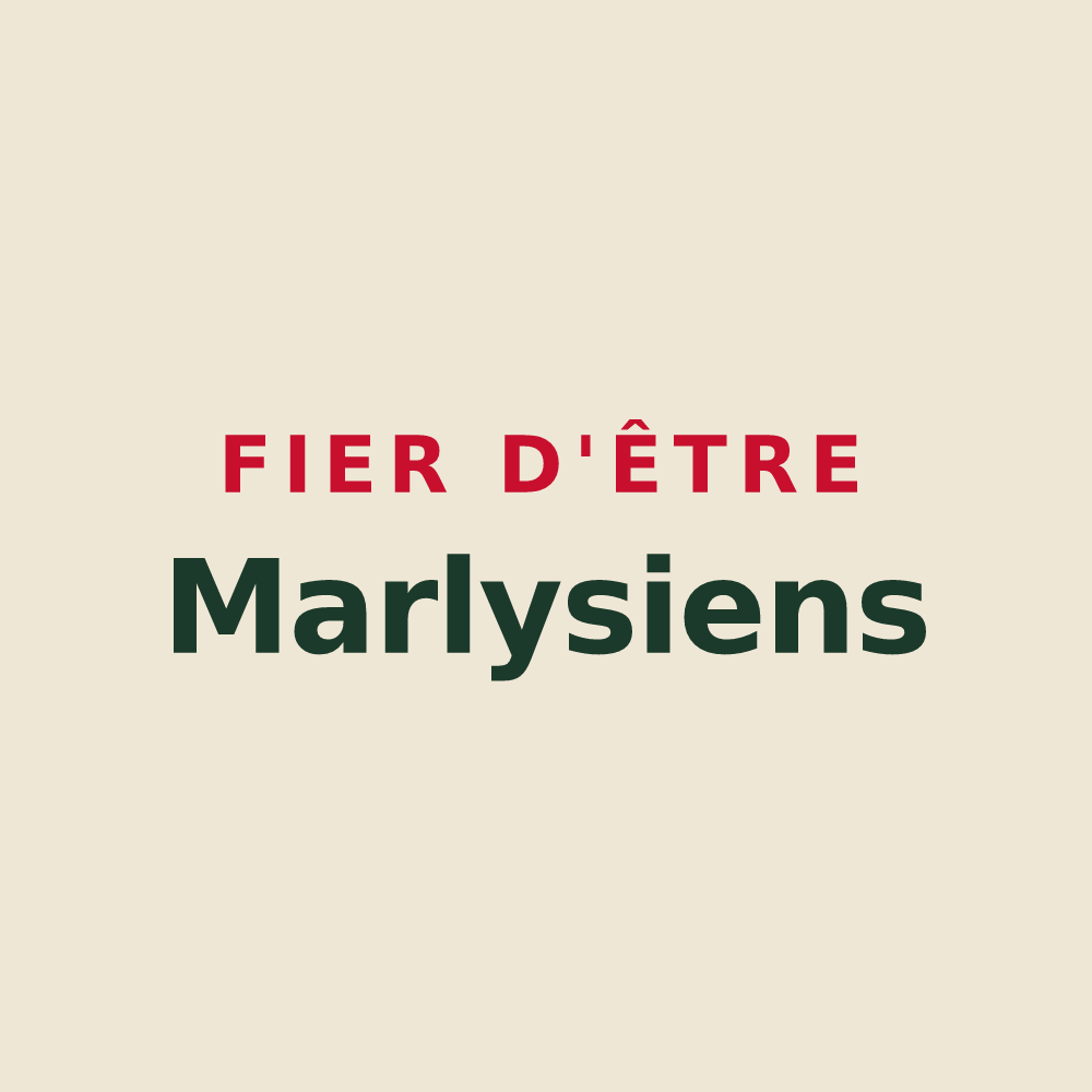 Tote bag « Fier d'être Marlysiens » — design pour Marly-Gomont