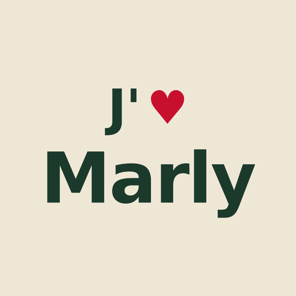 Tote bag personnalisé Marly — design J'aime Marly