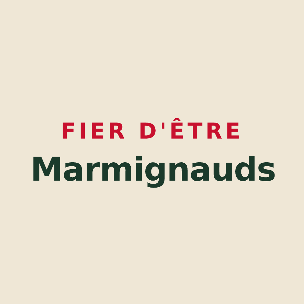 Tote bag « Fier d'être Marmignauds » — design pour Marmagne