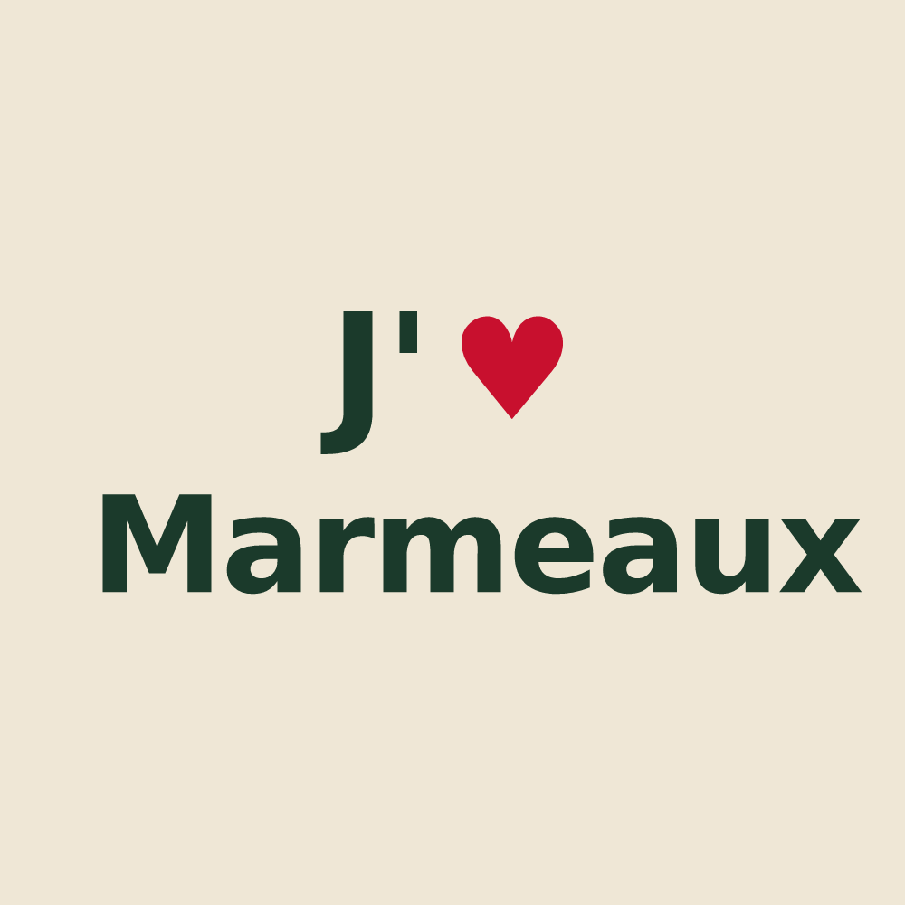 Tote bag personnalisé Marmeaux — design J'aime Marmeaux