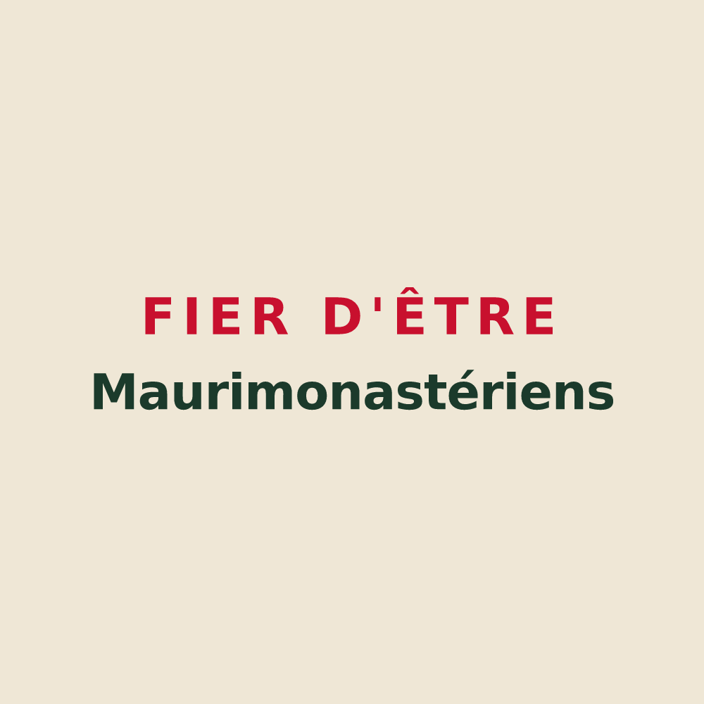 Tote bag « Fier d'être Maurimonastériens » — design pour Marmoutier